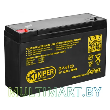 Аккумулятор для ИБП Kiper GP-6120 F1 (6В/12 А·ч)